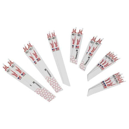 Sawzall Metal Cutting Bi-Metal Reciprocating Blade Set (16-Piece), PK16