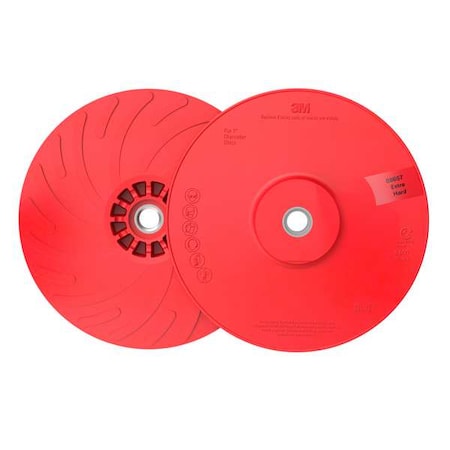 Fiber Disc Backup Pad,7 In Diameter, PK10