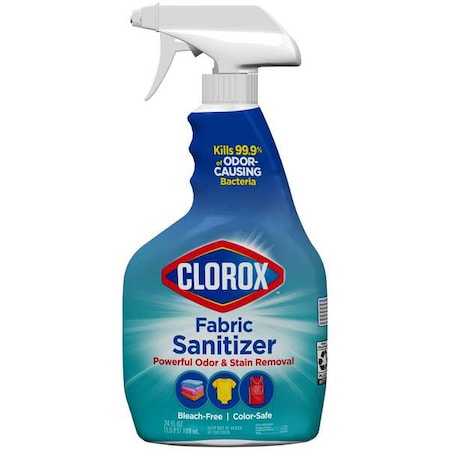 Fabric Sanitizer, Trigger Spray Bottle, Active Clean, Clear, 6 PK