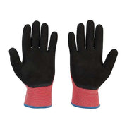 Cut-Resistant Insulated Gloves, Cut Level A2 ,Double Dipped ,Latex ,Sandy ,2XL