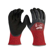 Cut-Resistant Insulated Gloves, Cut Level A4 ,Double Dipped ,Latex ,Sandy ,L ( 9 )