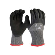 Cut-Resistant Insulated Gloves, Cut Level A5 ,Double Dipped ,Latex ,Sandy ,S (7) 12 PK