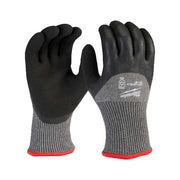 Cut-Resistant Insulated Gloves, Cut Level A5 ,Double Dipped ,Latex ,Sandy ,M (8) 12 PK