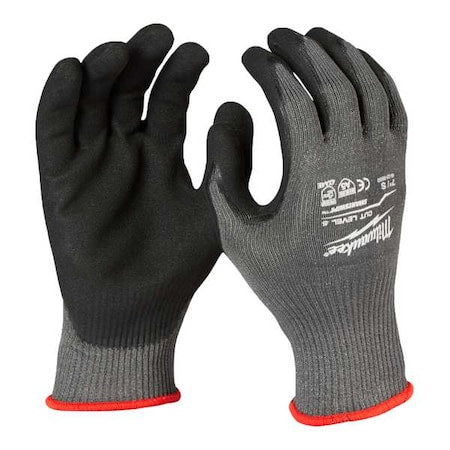 Cut-Resistant Coated Gloves, Cut Level A5 ,Dipped ,Nitrile ,Sandy ,M ( 8 ) 12 PK