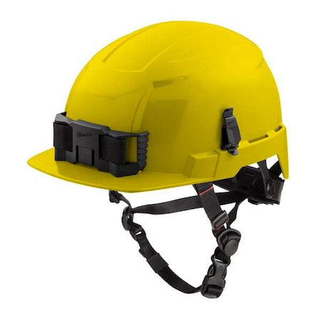 BOLT Yellow Front Brim Safety Helmet - Type 2, Class E