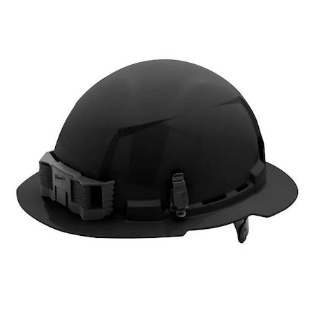 BOLT Black Full Brim Hard Hat w/6pt Ratcheting Suspension - Type 1, Class E