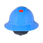 SecureFit, Full Brim Hard Hat, Type 1, Class E, Type 1, Class G, Ratchet (4-Point), Blue
