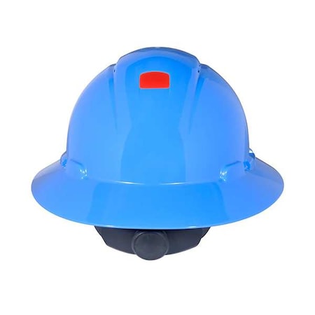 SecureFit, Full Brim Hard Hat, Type 1, Class E, Type 1, Class G, Ratchet (4-Point), Blue