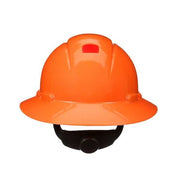 SecureFit, Full Brim Hard Hat, Type 1, Class E, Type 1, Class G, Ratchet (4-Point), Orange