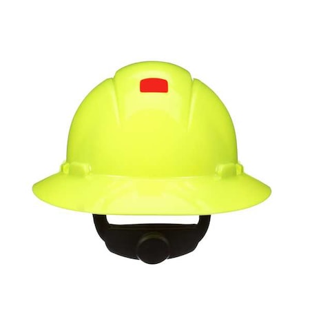 SecureFit, Full Brim Hard Hat, Type 1, Class E, Type 1, Class G, Ratchet (4-Point), Hi-Viz Yellow