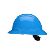 Full Brim SecureFit(TM) Full Brim Hard Hat, Type 1, Class C, Ratchet (4-Point), Blue