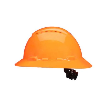 Full Brim SecureFit(TM) Full Brim Hard Hat, Type 1, Class C, Ratchet (4-Point), Hi-Viz Orange