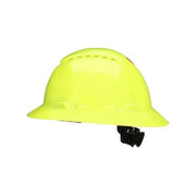 Full Brim SecureFit(TM) Full Brim Hard Hat, Type 1, Class C, Ratchet (4-Point), Hi-Viz Yellow