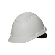 SecureFit(TM) Elevated Temperature Hard Hat, Glass-Reinforced Nylon, 4 Point Ratchet, White