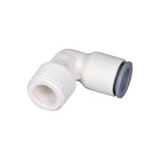 Metric Plastic Push-to-Connect Fitting, Polymer, White