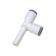 Fractional Plastic Push-to-Connect Fitting, Polymer, White