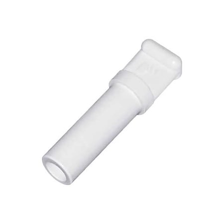 Fractional Plastic Push-to-Connect Fitting, Polymer, White