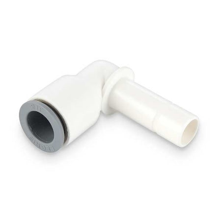 Metric Plastic Push-to-Connect Fitting, Polymer, White
