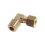 Elbow, Brass, NPT , Comp. 8 mm
