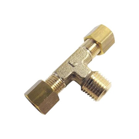 Tee,Brass,Comp6mm,Comp6mm,BSPT1/8"