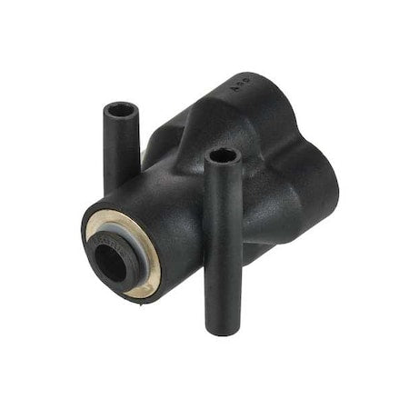 Wye,Polymer,Push-Fit,5/32",5/32",5/32"