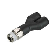 Wye, BSPT 1/2", Push-Fit 12 mm, 12 mm