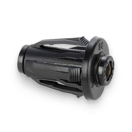 Metric Push-to-Connect Fitting, Nylon, Black