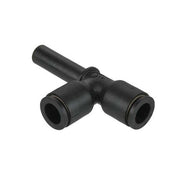 Fractional Push-to-Connect Fitting, Nylon, Black