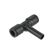Fractional Push-to-Connect Fitting, Nylon, Black