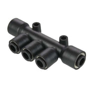 Tee, Polymer, Push-Fit , 6 mm, 4 mm