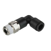 Elbow, Nylon, BSPT 1/8", Push-Fit 6 mm