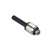Fractional Push-to-Connect Fitting, Nylon, Black