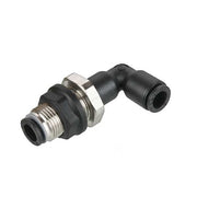 Fractional Push-to-Connect Fitting, Nylon, Black
