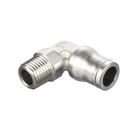Elbow, Brass, MNPT , Push-Fit 1/4 in
