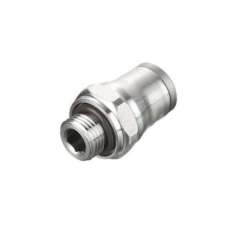 Stud, SS, BSPP 1/8 mm, Push-Fit 6 mm