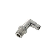 Fractional Stainless Steel Push-to-Connect Fitting, Stainless Steel, Silver