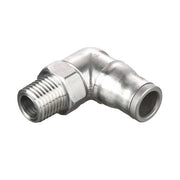 Elbow, SS, MNPT 1/2 in, Push-Fit 12 mm