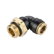 Metric DOT Push-to-Connect Fitting, Composite, Black