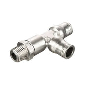 Tee, BSPT 1/8", Push-Fit 8 mm, 8 mm