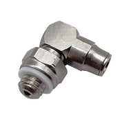 Metric Push-to-Connect Fitting, Brass, Silver