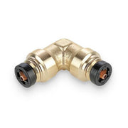 Brass DOT Push-to-Connect Fitting, Brass, Silver