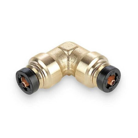 Brass DOT Push-to-Connect Fitting, Brass, Silver