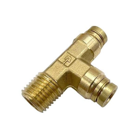 Brass DOT Push-to-Connect Fitting, Brass, Gold