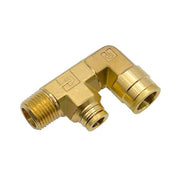 Brass DOT Push-to-Connect Fitting, Brass, Silver