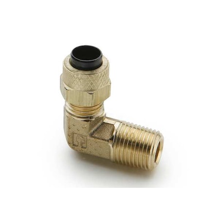 Elbow, Brass, Comp. 1/4 in, FNPT 1/4 in