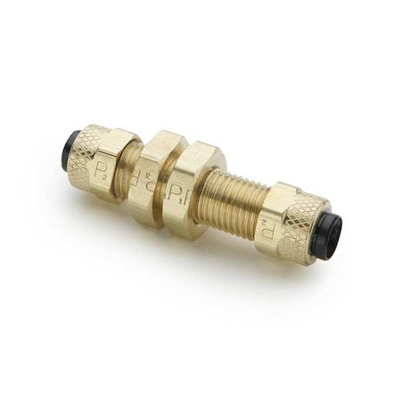 Union, Brass, Comp. 3/8 in, Comp. 1/4 in