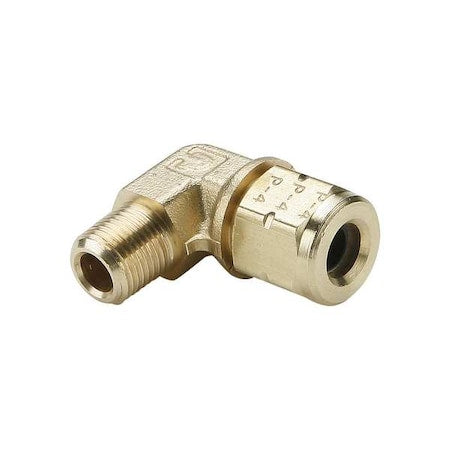 Elbow, Brass, Comp. 1/2 in, Comp. 3/8 in