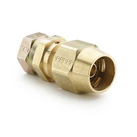 Strt, Brass, Comp. 1/2 in, MBSPP 1/4 in