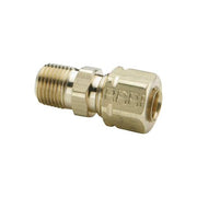 Strt, Brass, Comp. 3/16 in, MNPT 1/4 in