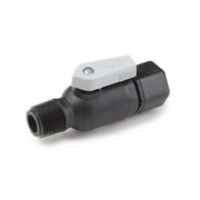 Manual 2-Way Ball Valve,Comp,Polypro